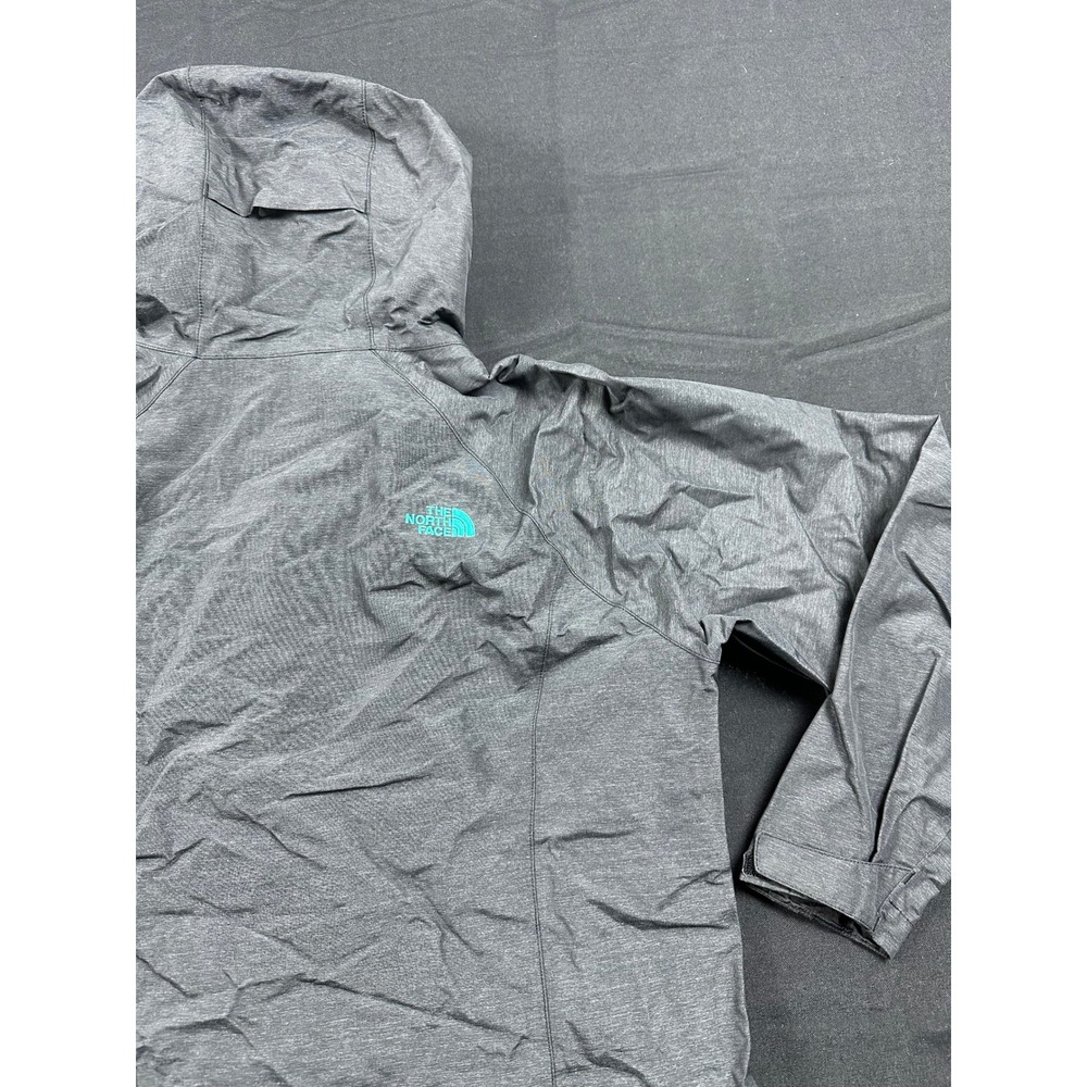 The North Face HyVent 2.5L Rain Jacket Womens XL Gray Heather Waterproof Shell - Picture 5 of 12